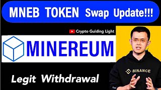 How To Sell MINEREUM MNEB Token Solution for MNEB Swap  How to Swap or Sell Minereum Airdrop Live [upl. by Matthias]