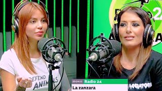 Stefania e Bianca animaliste e vegane  La Zanzara 2212024 [upl. by Olen522]