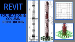 Revit Structure  Part 3  Foundation amp Column Reinforcing [upl. by Eikram480]