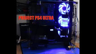 Project PS4 Ultra  a watercooled PS4 Pro timelapse build [upl. by Elwyn]