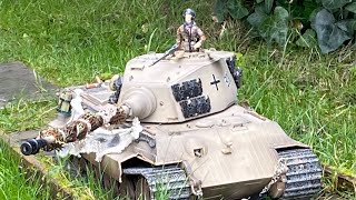 RC King Tiger Tank 116 [upl. by Eagle63]