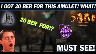 20 BER Runes For Caster Amulet  Diablo 2 Resurrected d2r diablo2 diablo2resurrected [upl. by Johnson]