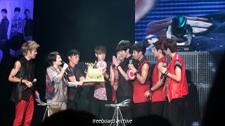 인피니트 110817 팬클럽 창단식  성열아 생일 축하해 Infinite Fancam [upl. by Atikal485]