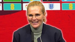 Sarina Wiegman FULL postmatch press conference  England 32 Netherlands [upl. by Yleme]