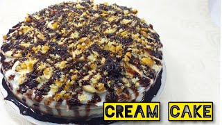 Amazing Cream Cake Recipe [upl. by Micro950]