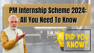 PM Internship Scheme rolled out on pilot basis aims to provide 1 crore internships over five years [upl. by Elletsirk759]