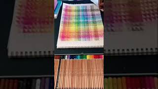 Playing with colored pencils  shorts colorchart nuancier [upl. by Orazio]