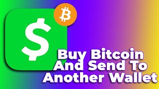 How To Buy Bitcoin On Cash App And Send To Another Wallet  Step By Step❗2024 Tutorial✅ [upl. by Bilak185]