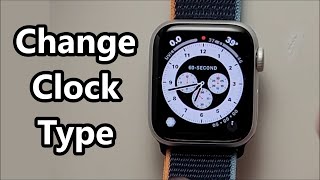 Apple Watch How to Change Clock Face [upl. by Rubi34]