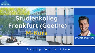 Studienkolleg Frankfurt Goethe  MKurs  application tutorial [upl. by Laurin]