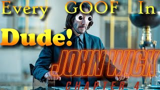 Every MISTAKE in John Wick Chapter 4 2023 in under 5 minutes with a No Reload Bonus Round [upl. by Rasla]