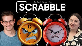 Scrabble Chaos as Clocks Run Out for Both Players [upl. by Euqinim]