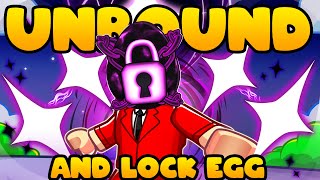 I Got NEW UNBOUND Aura and LOCK EGG in Roblox Sols RNG [upl. by Anahoj]