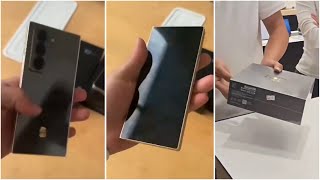 Samsung Galaxy Z Fold 6 Ultra  Unboxing Video Leaked [upl. by Aggappora]