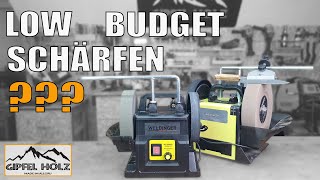 Alles schärfen mit einer Nassschleifmaschine  Weldinger NSM 200 Vario  Taugt ein Low Budget Gerät [upl. by Alli221]