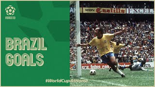 All of Brazils 1970 World Cup Goals  Pele Jairzinho amp more [upl. by Elatsyrc]