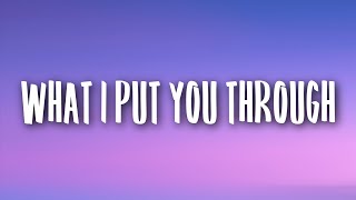 Conor Maynard  What I Put You Through Lyrics [upl. by Alejandra426]