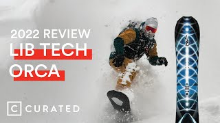 2022 Lib Tech Orca Snowboard Review  Curated [upl. by Nwahsd]