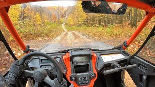 2020 Honda Talon 1000X4  POV Trail Drive Fox Live Valve [upl. by Irahcaz]