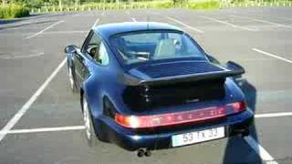 Porsche 964 Turbo sound  Porsche 965 revving [upl. by Ibmab]