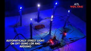 Automatically street lights 💥 On Off  LDR Sensor  Arduino automobile experiment diy [upl. by Alek]