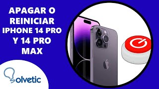 🔴 Cómo Apagar o Reiniciar iPhone 14 Pro y iPhone 14 Pro Max ✔️ Cómo usar iPhone 14 Pro [upl. by Eiknarf]