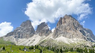 Giro del Sassolungo da passo Sella [upl. by Ahtiekal]