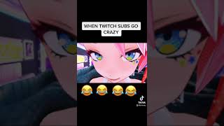 Getting too excited from twitch subs shorts [upl. by Esilehs842]