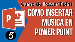 Como Insertar Musica en Power Point  Curso de PowerPoint 201020132016 [upl. by Monro]