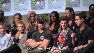 SDCC 2014 DC WB Panel Arrow The Flash Gotham and Constantine Full Panel [upl. by Swain]