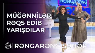 Canlı efirdə müğənnilərdən möhtəşəm rəqs  Rəngarəng Səhər [upl. by Anayi]