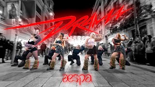 KPOP IN PUBLIC AESPA 에스파  DRAMA  Dance Cover by EST CREW from Barcelona [upl. by Desma93]