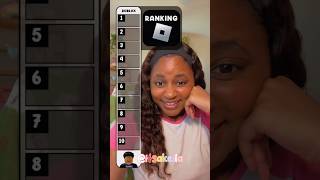 RANKING ROBLOX GAMES 🎮 roblox robloxshorts bloxburg [upl. by Parrott319]