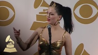 Imelda May backstage at the 52nd GRAMMYs  GRAMMYs [upl. by Dahcir]