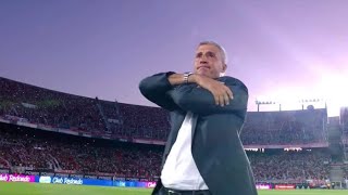 Ovacion y plaqueta para Hernan Crespo en su vuelta al Monumental [upl. by Assirialc]