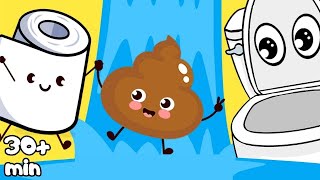 Flush Me Poo Poo Song 2 and More  Healthy Habits for Kids [upl. by Gram]