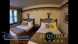 Disneyland Sequoia Lodge Hotel Room Tour 4K [upl. by Yuhas]