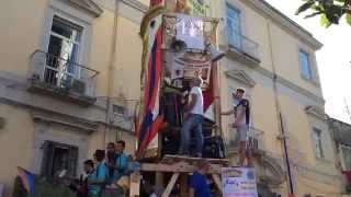 Festa dei Gigli Barra 2015 Fantastic Team Prima alzata [upl. by Erehpotsirhc]