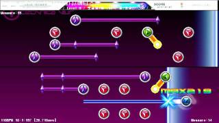 DJMAX Technika 3  custom patternTutorial no BGA [upl. by Ymerej]