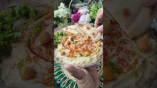 Hummus 🤌🏽 food hummus shorts ytshorts trending viralvideo middleeast [upl. by Altaf]