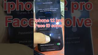 iphone 12 pro  a problem was detected with the TrueDepth camera Face Id has been disabled faceid [upl. by Martin]