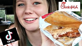 Trying VIRAL Tik Tok 🍗 CHICK FIL A 🍟 Life Hacks  Taylor amp Vanessa [upl. by Tnarg]