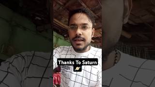 Thanks To Sade Sati 😇💛 saturn rahukethu astrology horoscope kundali hinduastrology vastu [upl. by Koblas]