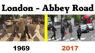 London Abbey Road  Beatles 1969  Today  Heute 2017  lustige Touristen  funny tourists [upl. by Elayne]