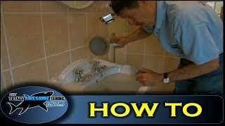 How to unclogunblock a sink drain  The Totally Awesome Fishing Show [upl. by Bob]