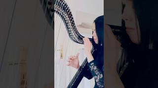 Sympathique  Je ne veux pas travailler harp cover short [upl. by Annavaj]