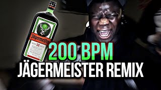 JÄGERMEISTER 200 BPM Edit LucaDante Spadafora HardcoreFrenchcore Remix  Musikvideo [upl. by Doughman]