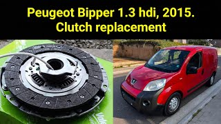 Peugeot Bipper 13 hdi 2015 Clutch replacement  Замена сцепления [upl. by Stieglitz]