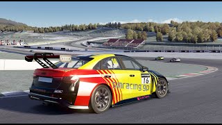 Audi RS3 LMS TCR  Mugello TCR Virtual Seminfinals Europe Pole Lap 156670  Assetto Corsa [upl. by Kristie]