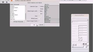 Scribus  Kalender erstellen [upl. by Hsaniva]